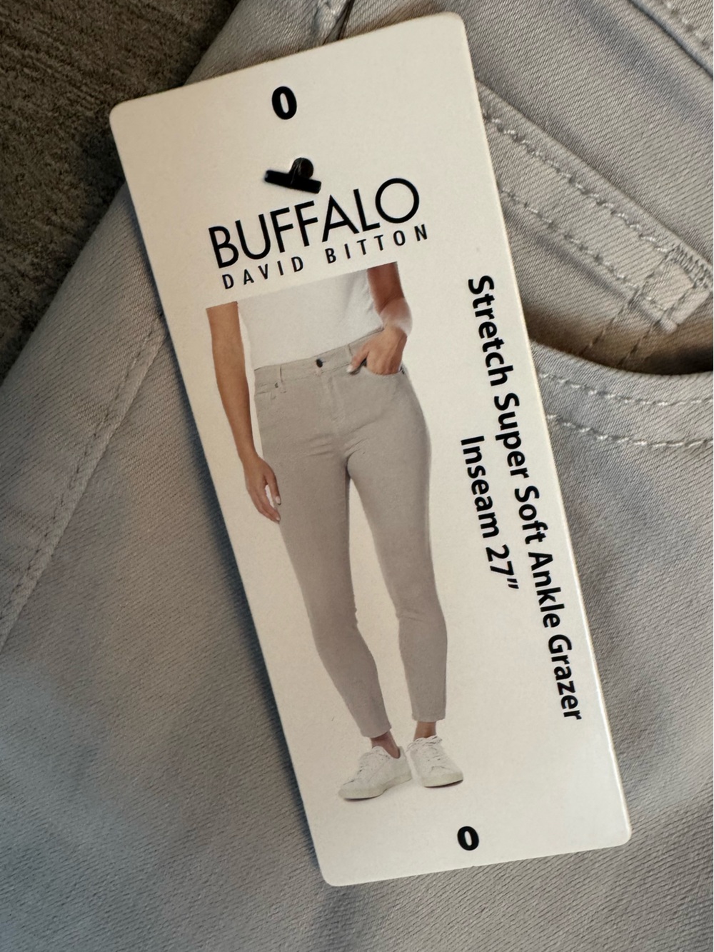 Buffalo David Bitton High Rise Stretch Ankle Grazer Jeans